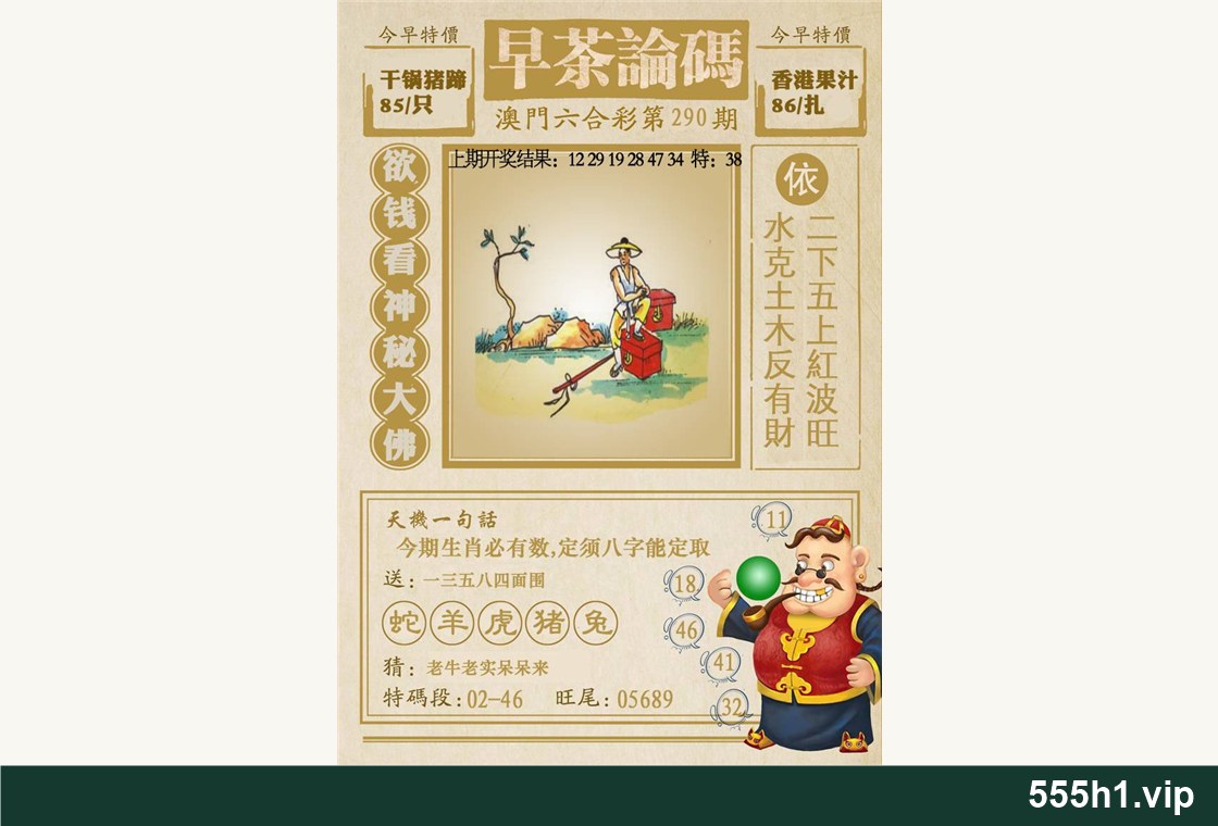 彩色图纸 · 早茶论码示意配图，标注 555h1.vip